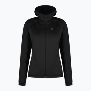 Felpa donna Montura Fadis Grid Hooded Maglia black