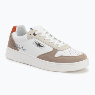 Aeronautica Militare scarpe da uomo 251SC235PL244 bianco/beige