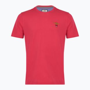 T-shirt da uomo Aeronautica Militare Essential magenta