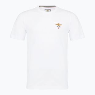 T-shirt da uomo Aeronautica Militare 252TS1580UJ00372 Basic Crewneck off white