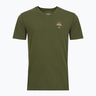 T-shirt uomo Aeronautica Militare AM1UTI006 scollo a V military