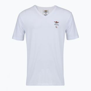 T-shirt uomo Aeronautica Militare AM1UTI006 V-Neck white