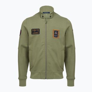 Felpa da uomo Aeronautica Militare FE2102UF00679 FZ lichen green