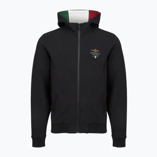 Felpa da uomo Aeronautica Militare FE2096UF00674 Hoodie jet black