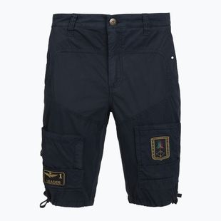 Pantaloncini da uomo Aeronautica Militare BE0041UCT01122 navy blue