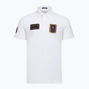 Maglietta da uomo Aeronautica Militare PO1927UP00191 Polo off white