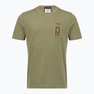 Maglietta da uomo Aeronautica Militare TS2535UJ00641 lichen green