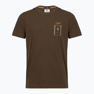 Maglietta da uomo Aeronautica Militare TS2535UJ00641 chestnut brown