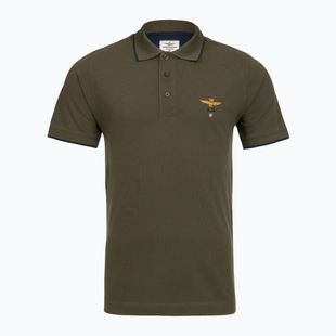 Polo uomo Aeronautica Militare 262PO1308UP00082 Polo verde scuro