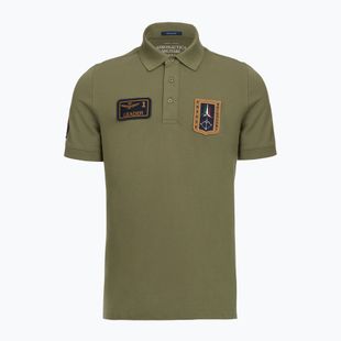 Maglietta da uomo Aeronautica Militare PO1927UP00191 Polo lichen green