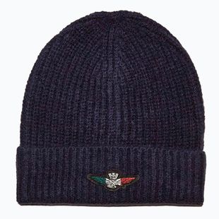 Berretto invernale da uomo Czapka Aeronautica Militare 262CU0034UL00451 blu navy