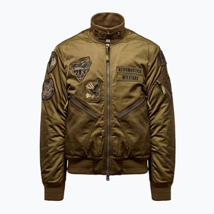 Giacca uomo Kurtka Aeronautica Militare 262AB3077UCT04361 Bomber fern green