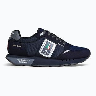 Scarpe da uomo Buty Aeronautica Militare 262SC0292UCT04393 blu navy