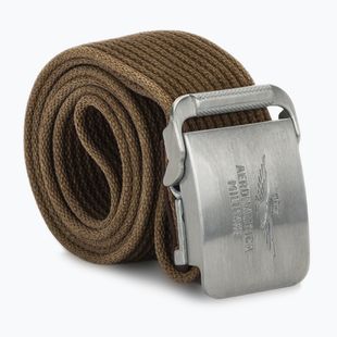 Cintura da pantaloni da uomo Pasek Aeronautica Militare 262CI0319UCT04306 caffelatte