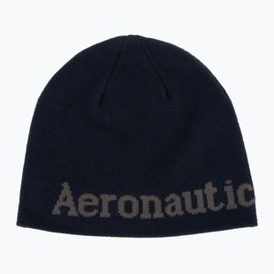 Berretto invernale da uomo Czapka Aeronautica Militare 262CU0093UL00450 Blu Navy