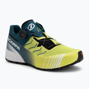 Scarpa da corsa SCARPA Ribelle Run Calibre HT da uomo verde lime/lagun profondo