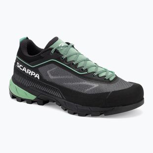 Scarponi da arrampicata da donna SCARPA Rapid LT antracite/verde chiaro