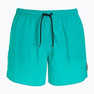 Pantaloncini da bagno EA7 Emporio Armani Water Reactive Monogram Boxer da uomo verde spettro