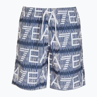 Uomo EA7 Emporio Armani Water Reactive Monogram Boxer da bagno marlin monogramma