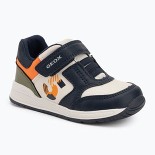Geox Rishon, scarpe da bambino blu/arancio chiaro