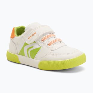 Geox Gisli scarpe da bambino bianco/verde fluo