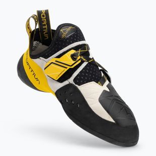 Scarpa da arrampicata La Sportiva da uomo Solution bianco/giallo