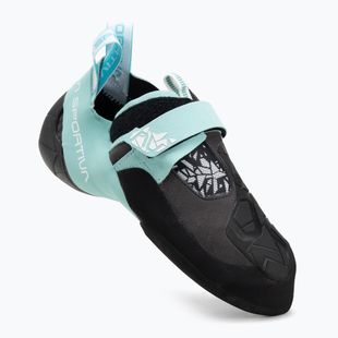 Scarpette da arrampicata donna La Sportiva Skwama Vegan carbon/turquoise