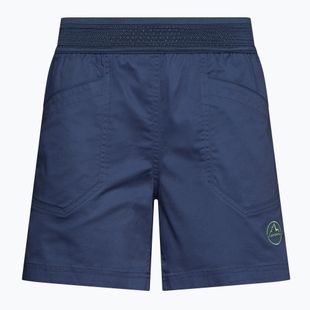 Pantaloncini da trekking La Sportiva donna Roots night sky/verde lampone