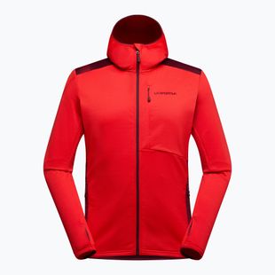 Felpa trekking da uomo La Sportiva Chill Thermal Hoody mountain red / redwood