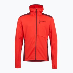 Felpa trekking da uomo La Sportiva Chill Thermal Hoody mountain red / redwood