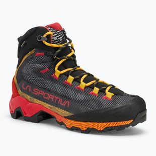Scarpa da montagna da uomo La Sportiva Aequilibrium Hike GTX carbonio/ giallo
