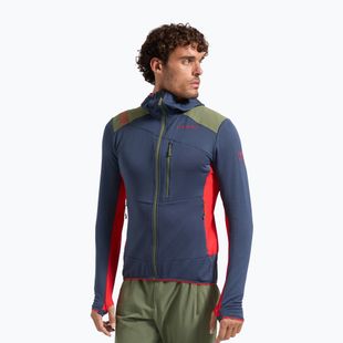 Pile da uomo La Sportiva Aequilibrium Thermal Hoody night sky/mountain red