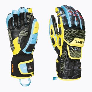 Guanti da sci Level Worldcup Cf yellow/blue