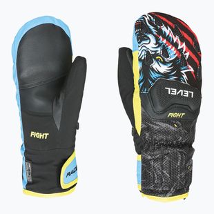 Guanti da sci per bambini Level Race Jr Mitt black/yellow