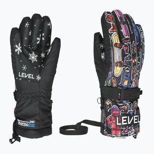 Guanti da snowboard per bambini Level Junior purple