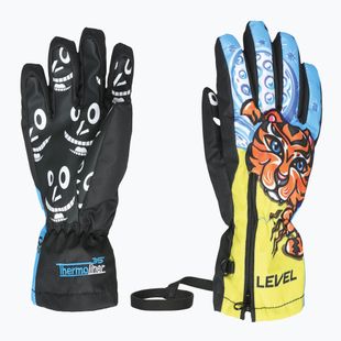 Guanti da sci per bambini Level Lucky sky blue