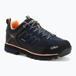 Stivali da trekking da donna CMP Moon Low Wp blue ink/sunrise