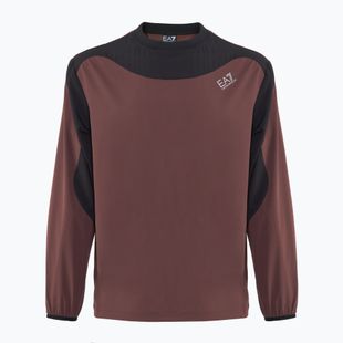 Felpa EA7 Emporio Armani Ventus7 Lab Tee puce da uomo