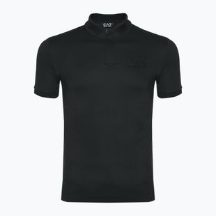T-shirt uomo EA7 Emporio Armani Train Lux Polo Modal nero