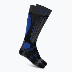 Calze da sci EA7 Emporio Armani nero/antra/lapis blu