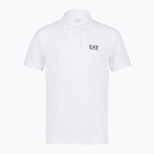 Polo da uomo EA7 Emporio Armani Core Identity bianco
