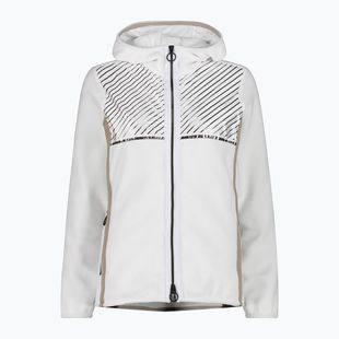 Felpa in pile con cappuccio CMP Fix Donna Bianco 32H0386/A001