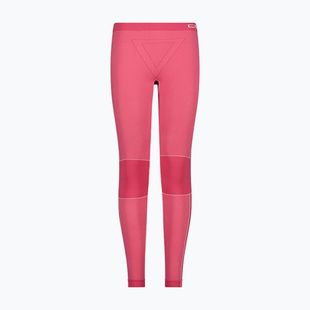 Pantaloni termici CMP da donna 3Y96806 fucsia melange