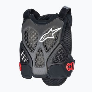 Tampone bici Alpinestars A-6 Plasma Chest nero/antracite/rosso