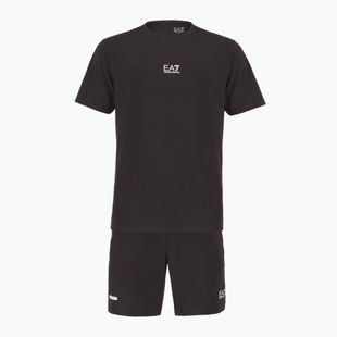 EA7 Emporio Armani Ventus7 set nero T-shirt + pantaloncini