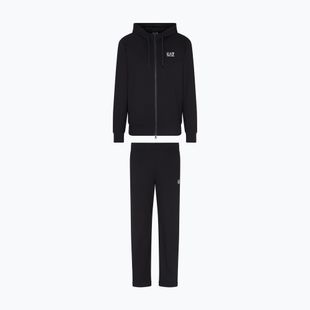 Uomo EA7 Emporio Armani Train Core Id T-Suit Hoodie Fz nero