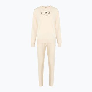EA7 Tuta Emporio Armani Donna MaxiLogo latte di mandorla