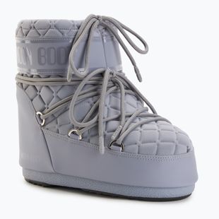 Donna Moon Boot Icon Low Quilt grigio stivali da neve