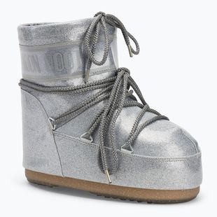 Donna Moon Boot Icon Basso Stivali da neve argento glitterato