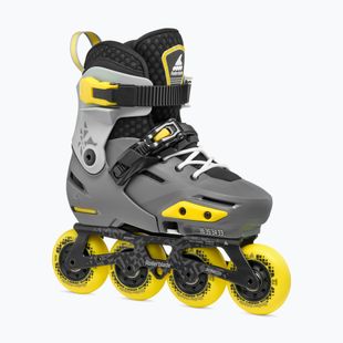 Pattini a rotelle Rollerblade Apex Jr per bambini, giallo/carbonio